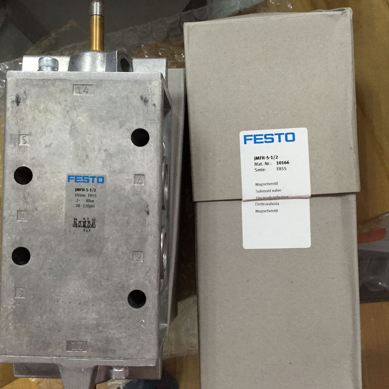 FESTO电磁阀MN1H-5/3G-D-1-S-C正品