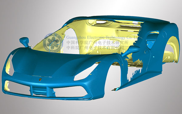 汽车整车扫描方案,大物件三维扫描服务解决方案中科广电