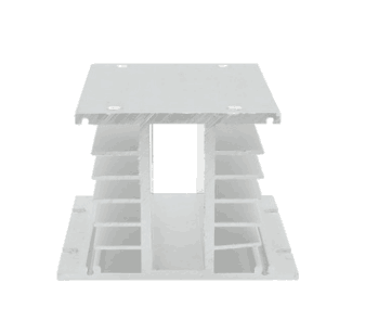 昆二晶供应固态继电器用散热器 100*80*150型材散热器