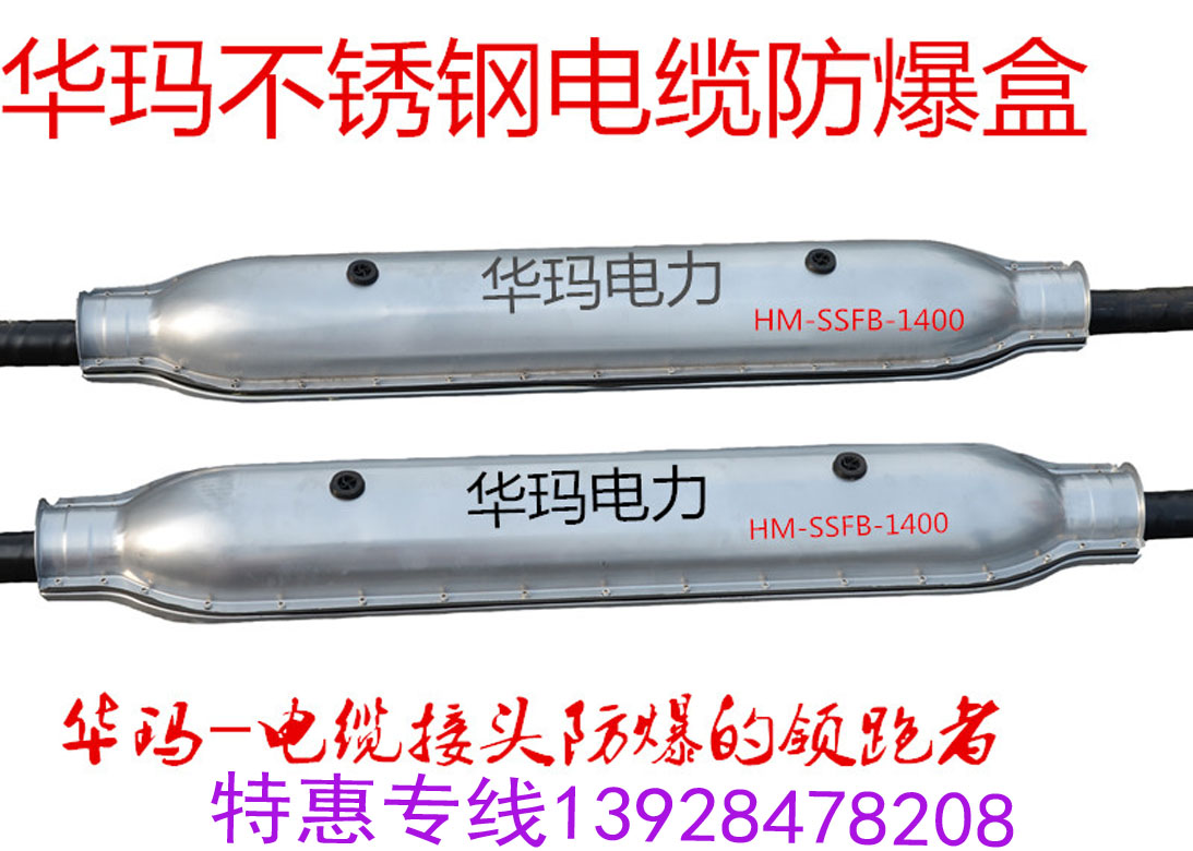 供应广州HM-SSFB-900电缆防爆盒 质量可靠已安全运行十年 正宗304不锈钢防爆盒