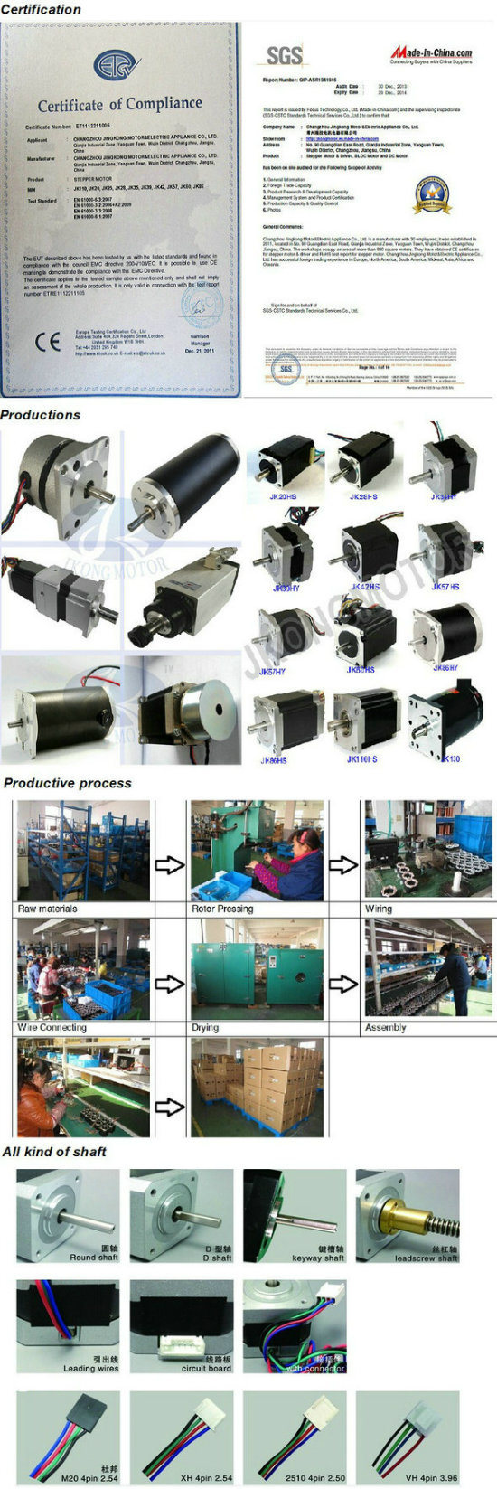 4 Phase NEMA34 Stepper Motor for Engraving Machine