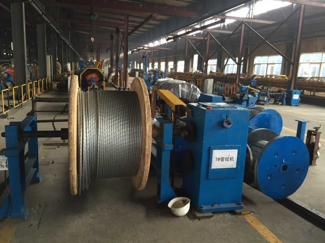 7/3.05mm, 7/3.45mm, 7/4.0mm, 19/1.8mm, 19/2.3mm. Stranded Galvanized Steel Wire (GSW)