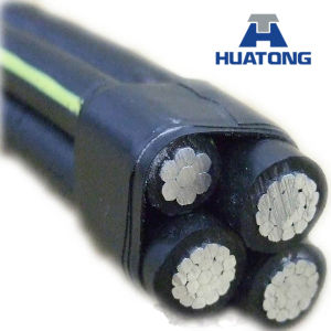 Aluminum Conductor Quadruplex Conductor 600V Secondary Type Urd Cable