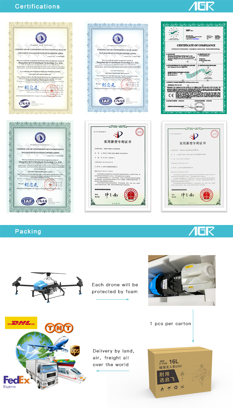 Customized OEM ODM Electric Planting Pesticides Drone Spray Machine for Agriculture pictures & photos