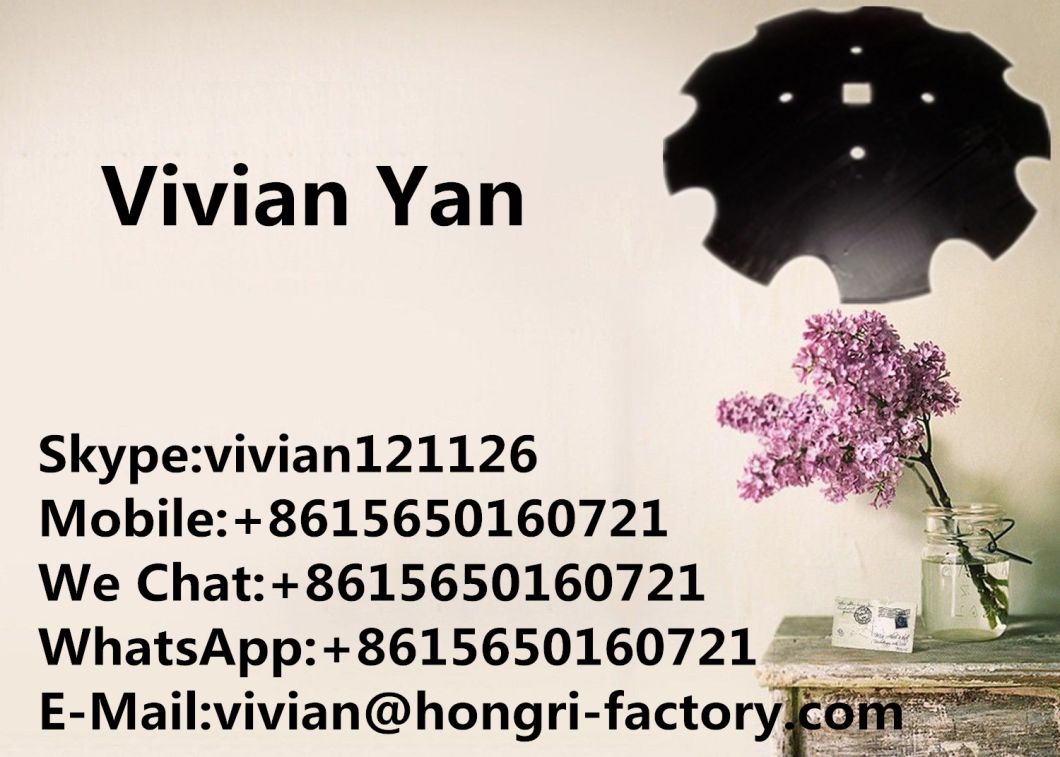 Farm Tiller Equipment Wavy Disc Harrow/Plough Blades for Sale