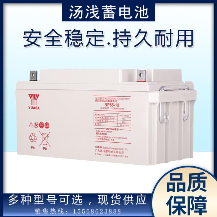 YUASA汤浅蓄电池NP65-12阀控式铅酸系列12V65AH UPS直流屏EPS电源