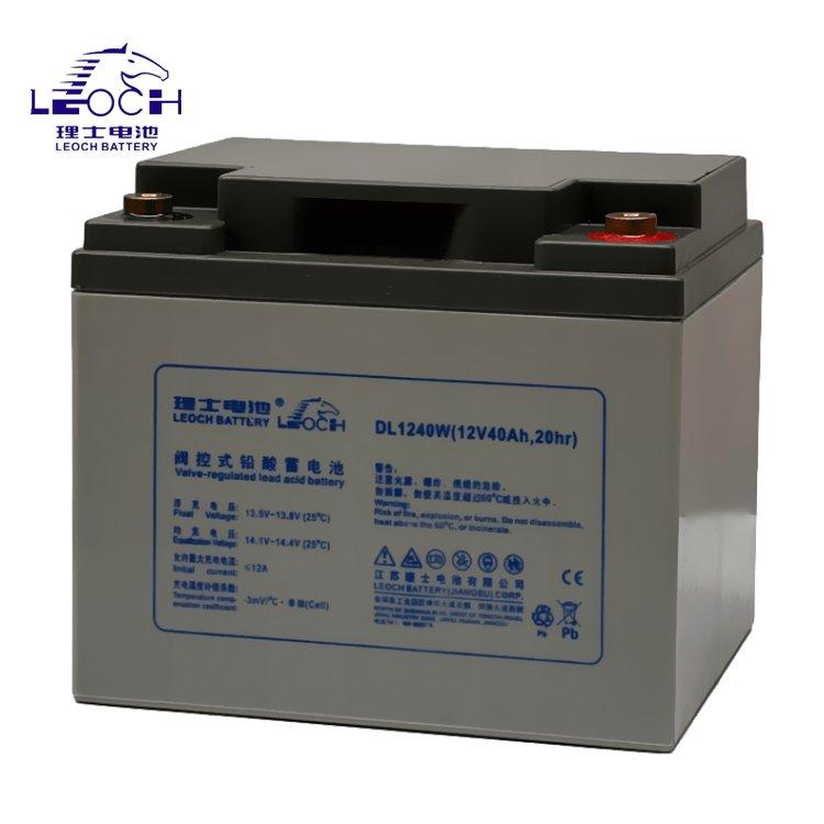 LEOCH理士蓄电池DJM1240S铅酸免维护12V40AH UPS/EPS电源直流屏