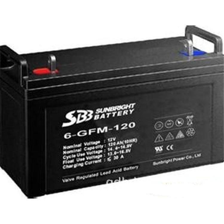 SBB蓄电池6-GFM-120圣豹免维护电池12V120AH机房直流屏系统专用