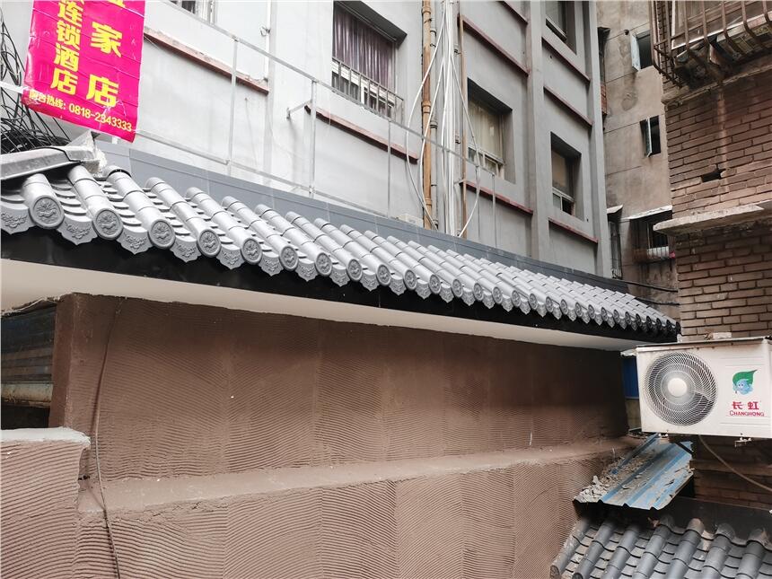 古建筑瓦片仿古瓦片屋顶古建青瓦 别墅屋面瓦 中西式瓦屋檐瓦