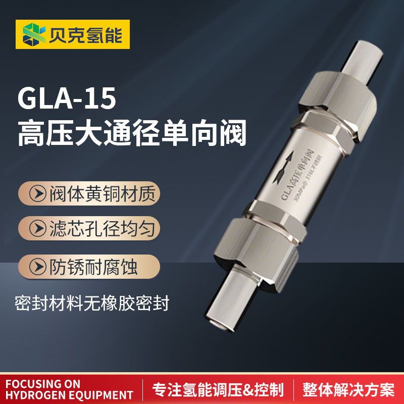 316L不锈钢GLA-15高压大通径单向阀内螺纹止回阀气体仪表止回阀