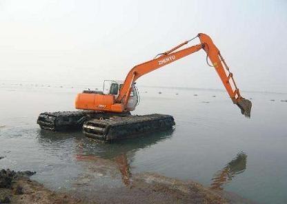 現代210型水陸兩用挖掘機出租(郴州市臨武縣)專業研發製造