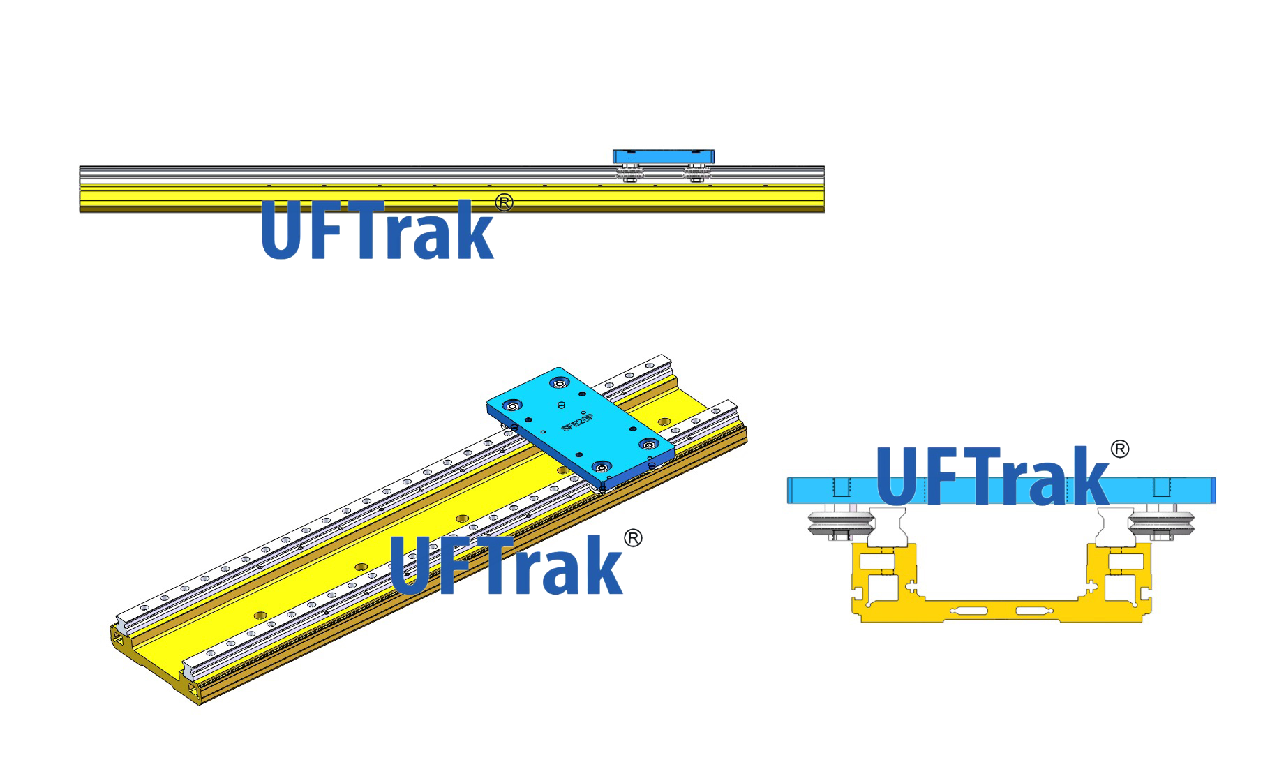 UFTrak高速滚轮导轨 DFE-P组合型导轨