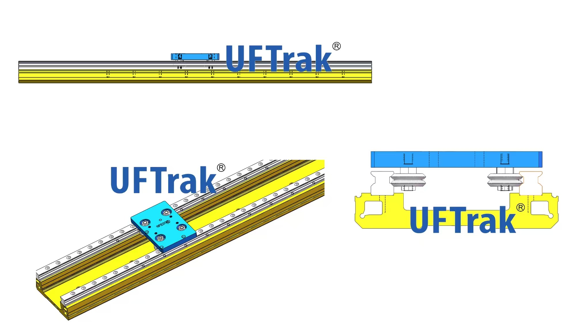 UFTrak高速滚轮导轨 DFE-Q组合型导轨