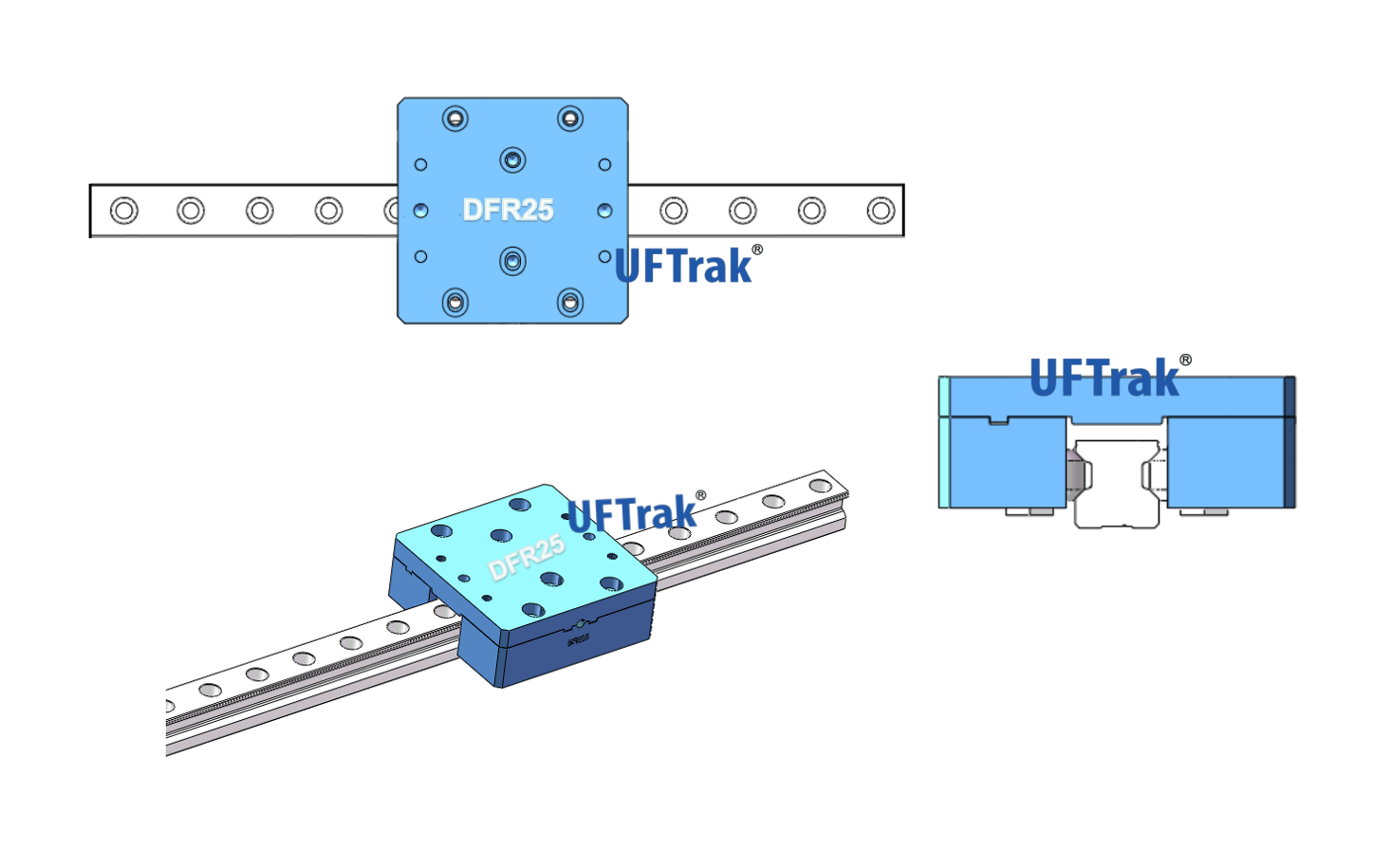 UFTrak高速滚轮导轨 DFR25
