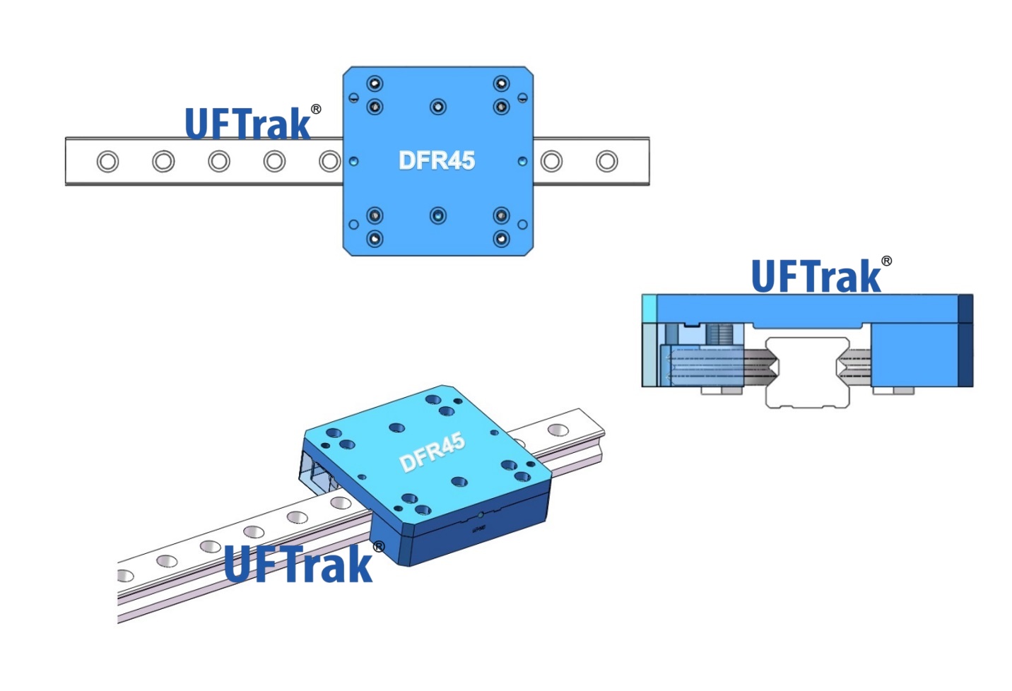 UFTrak高速滚轮导轨 DFR45