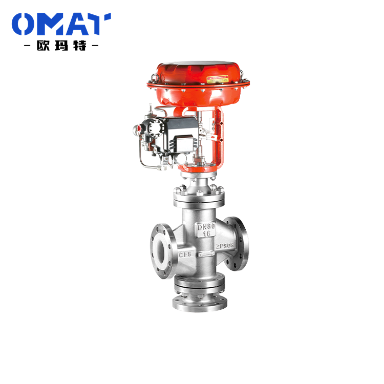 氣動襯氟三通調(diào)節(jié)閥 