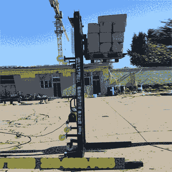 江门恩平电动液压载货升降台移动工地升降机上料机四川德阳同城配送