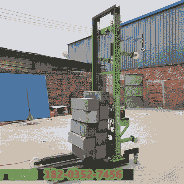 一手貨源##山東日照 加氣塊升降提磚機上料 新款電動上磚機叉車-收好貨