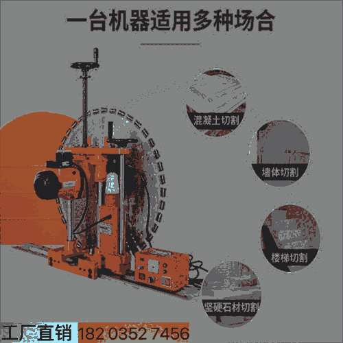 貴州黔西 水泥混凝土墻體切割機 -室內(nèi)房屋改造切墻機 云南昭通