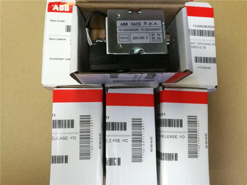 ABB框架断路器附件UNDER VOLTAGE RELEASE 220/230V E1/6