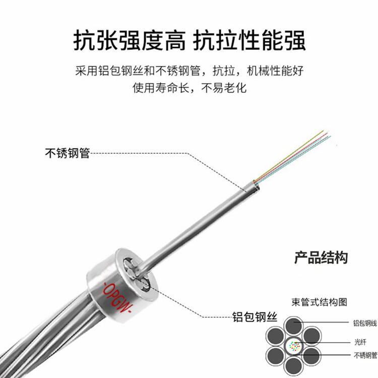 北京48芯OPGW光纜江蘇光纜廠家架空光纜多少錢每米