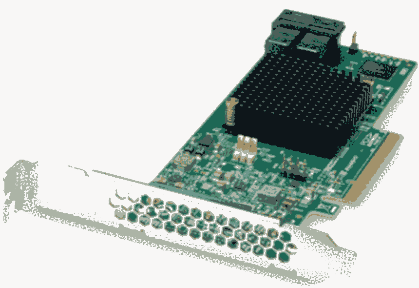 BROADCOM LSI HBA 9500-16i 05-50077-02 SAS3816 PCIe