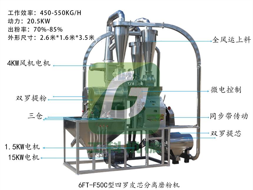 全自动磨粉设备，杂粮磨粉机