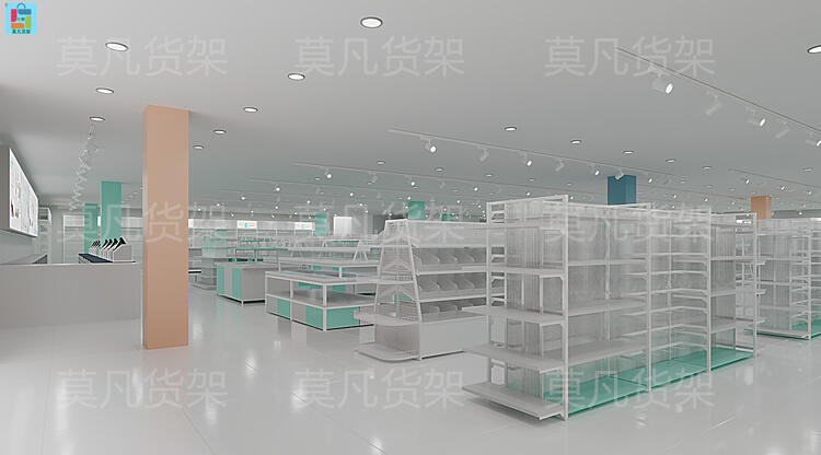 莫凡货架原始厂家-苏州精品百货店道具多种批发