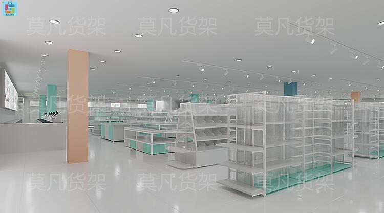 长春多元化潮品玩具店展示柜场景规划-莫凡货架厂家供货