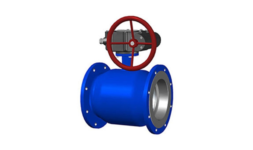 法兰涡轮传动全焊接球阀