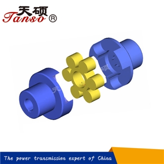 厂家订做精密梅花形联轴器、弹性联轴器
