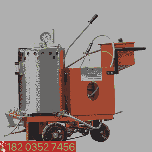 同城配送 廣東河源 小型劃線機冷噴劃線機 車庫噴線熱熔釜標線機山東聊城