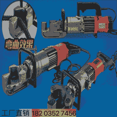 建筑工地液壓手持鋼筋調(diào)直機 @廣東江門 拆遷舊螺紋鋼校直帶切刀 吉林白城