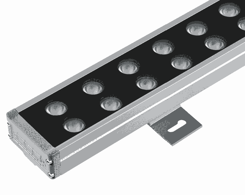 外控全彩dmx512洗墙灯明可诺户外楼体亮化线条灯招牌轮廓灯