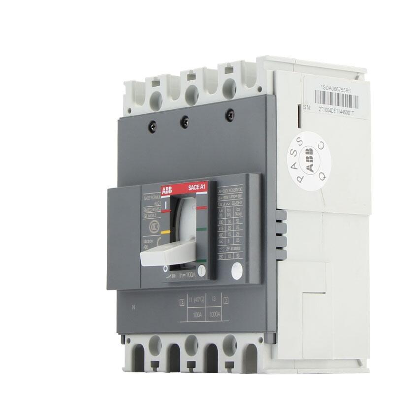 ABB 塑壳断路器开关 A2C250 TMF200/2000 FF 3P + RCD+CT110