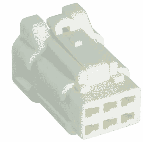 6孔广濑塑壳DF62W-6S-2.2C库存HRS连接器防水插头