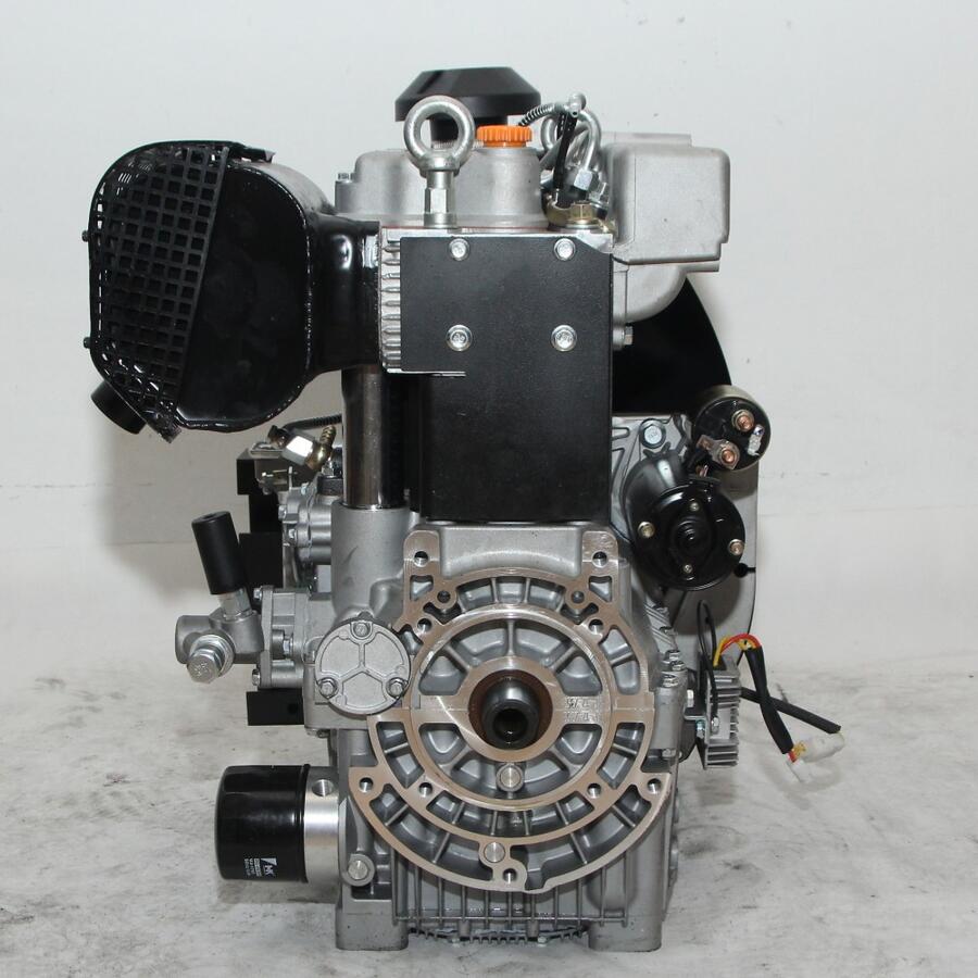 292F double cylinder air-cooled diesel engine 20hp diesel engine pictures & photos