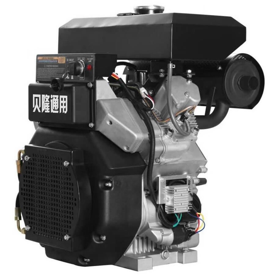 2V95F air-cooled double cylinder diesel engine 25hp air-cooled diesel engine pictures & photos