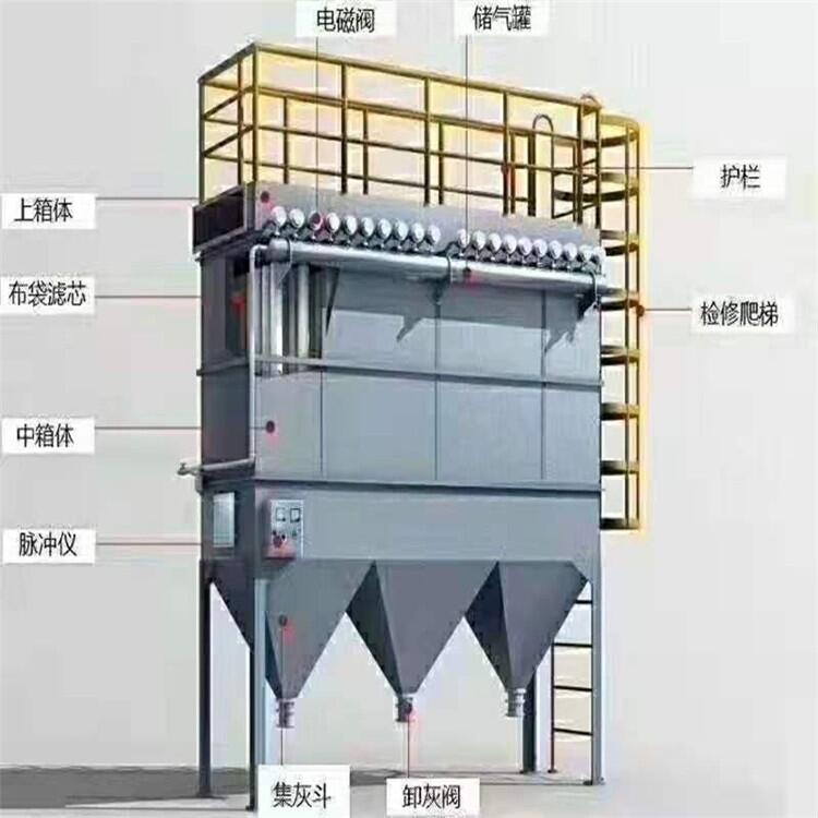 石料厂除尘器 旋风沙克龙分离器 采石矿山破碎机脉冲布袋除尘器