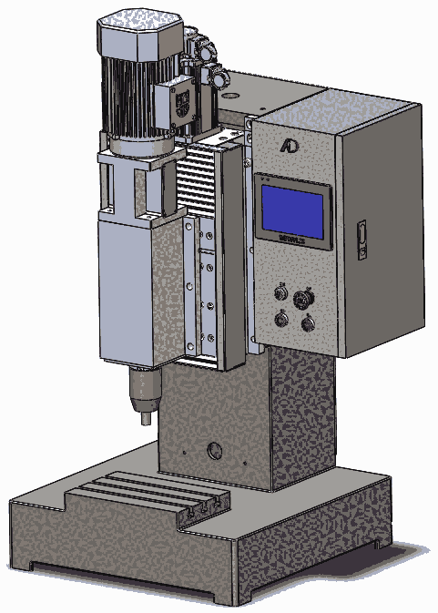 台式伺服旋铆机