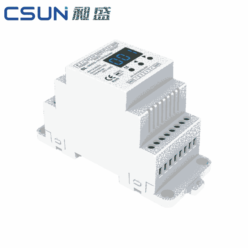 导轨型DMX512信号转换器 DMX转0/1-10V信号解码器 LED控制器