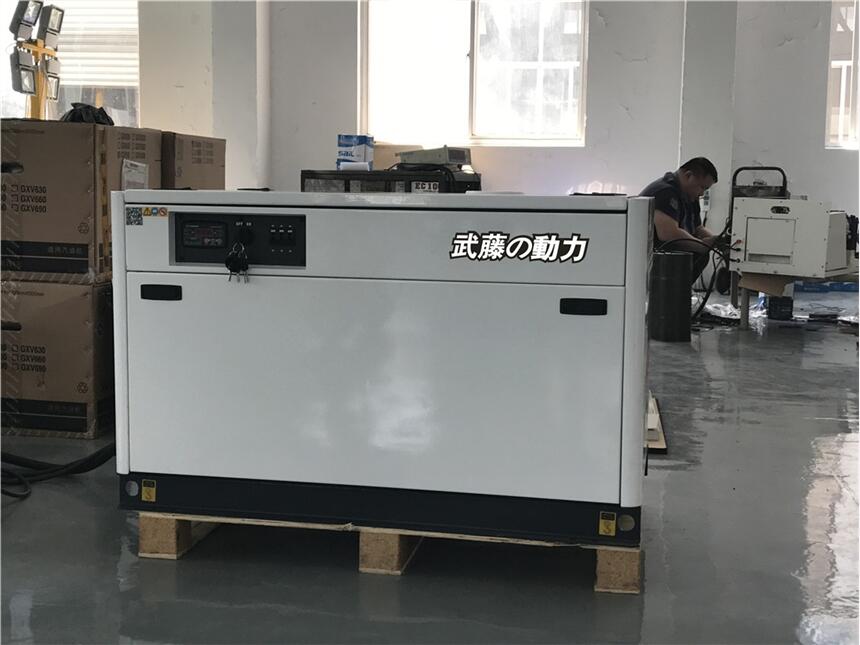 12KW15kw箱式便携式汽油发电机手推电启动