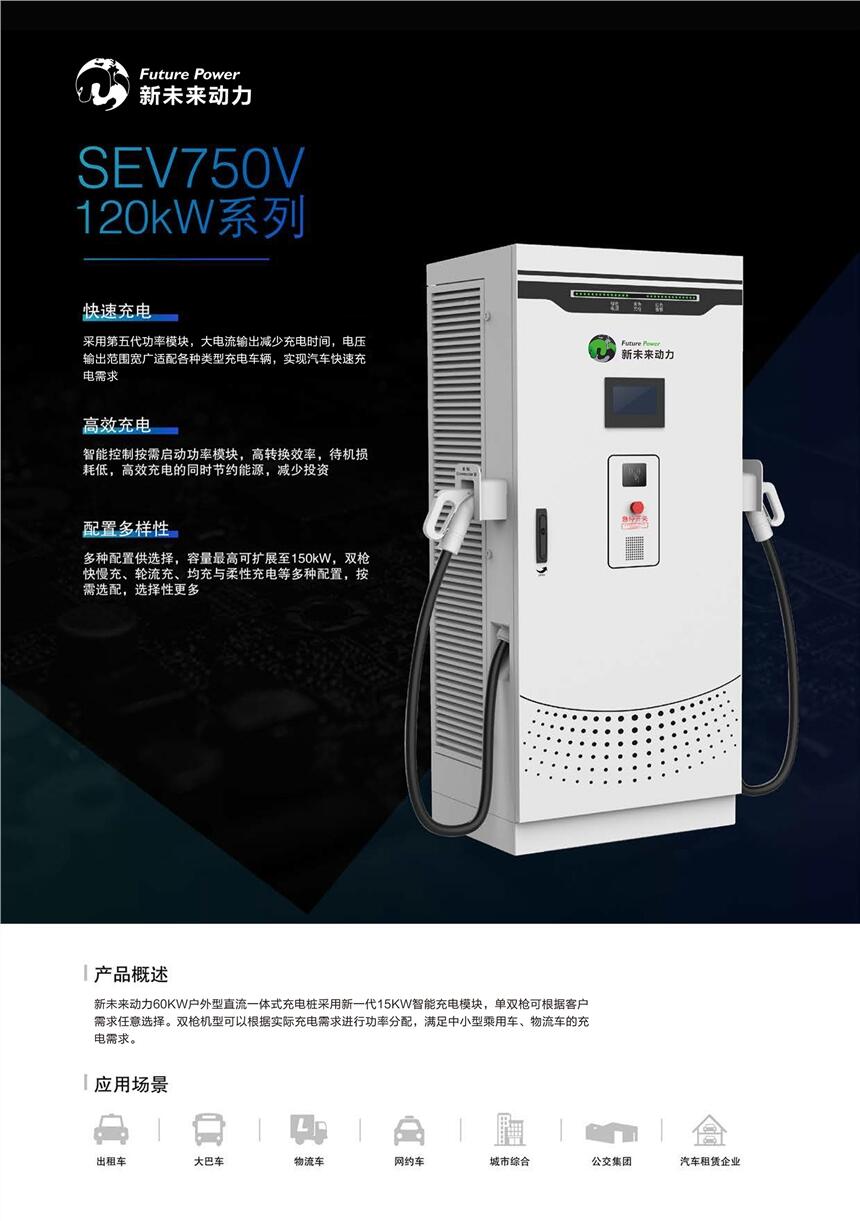 恩泽能源惠享系列 120kW系列充电桩