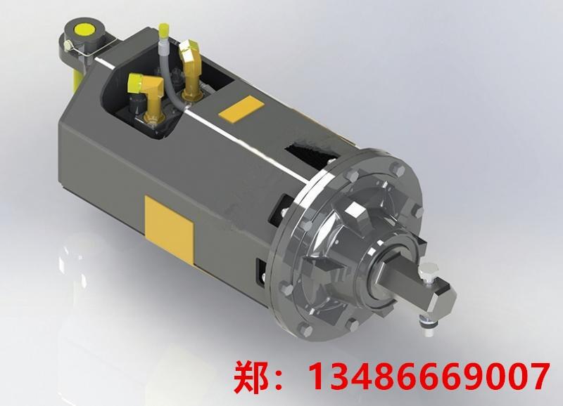 挖機輔具螺旋鉆驅(qū)動減速機，擺線馬達泄油管問題