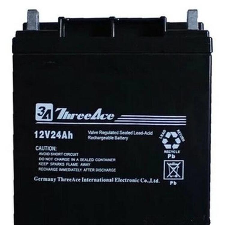  贵阳ThreeAce ups蓄电池3A 12V24AH蓄电池性能特点