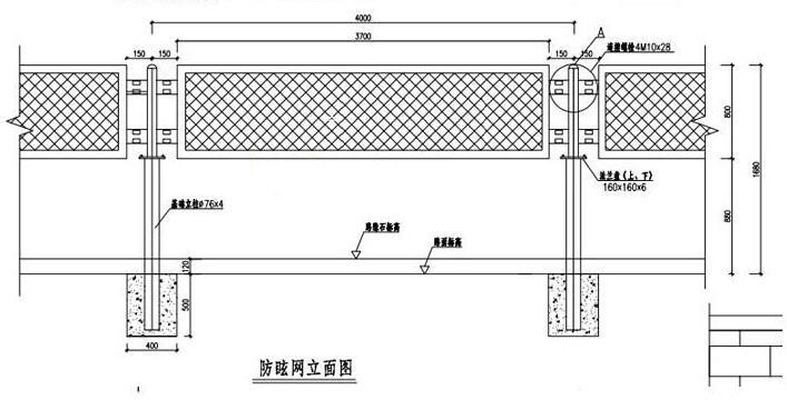 高速公路护栏尺寸图片