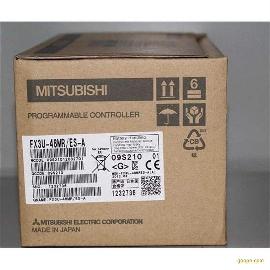 三菱PLC可编程控制器FX3U-48MR/ES-A