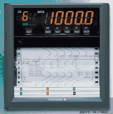 SR10006横河有纸记录仪