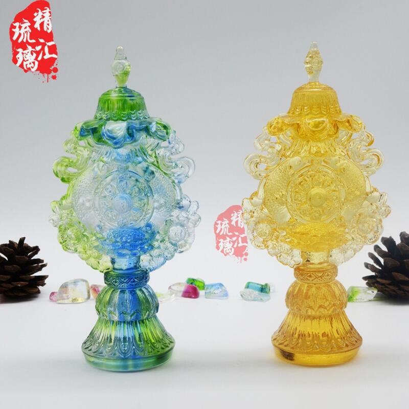 彩色八吉祥合集佛教用品批发，大号八吉祥合集定制，佛教法会结缘法器