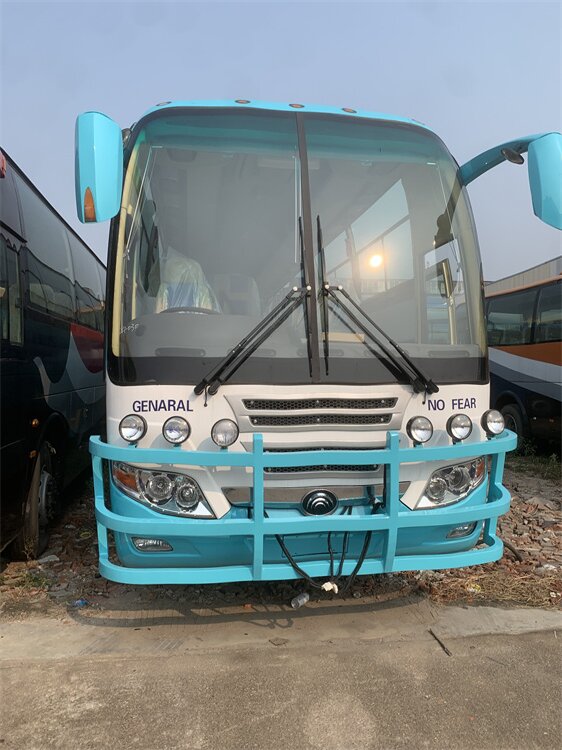 出口右舵客车定制60座3+2布局右制方向改制助力客运市场